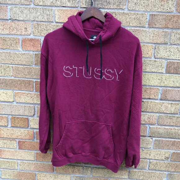 Stussy Big Logo Hoodie Sweater Medium - Picture 1 of 4